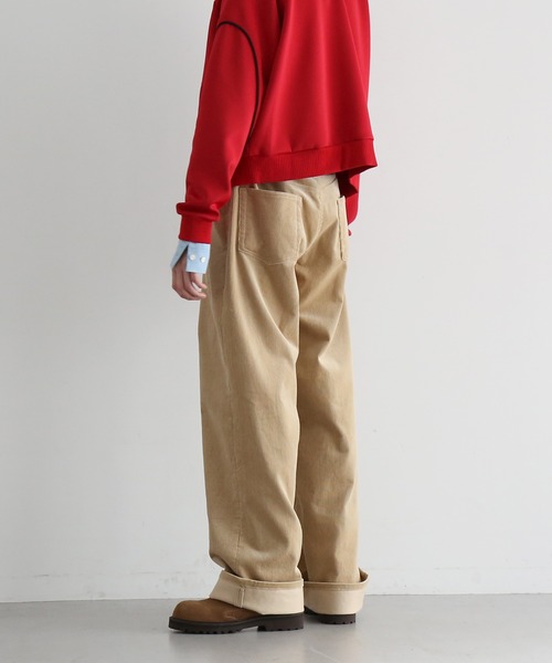 ワイドパンツ パンツ KAIKO Corduroy pants メンズ レディースの画像