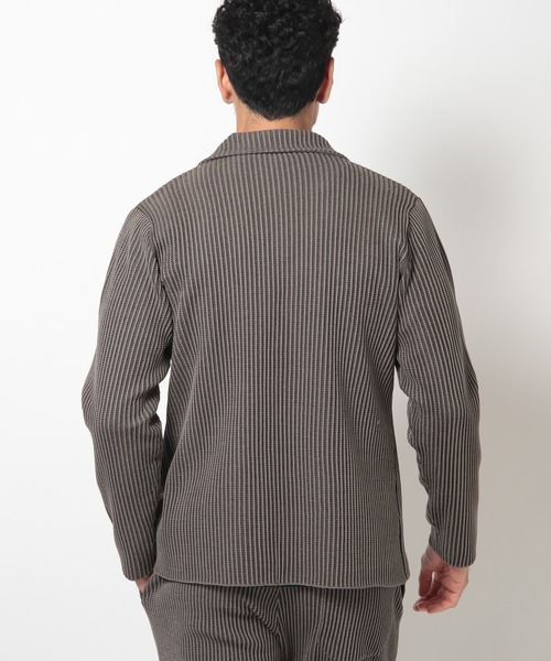 「MEN'S BIGI」 テーラードジャケット 02 チャコールグレー メンズ_画像6