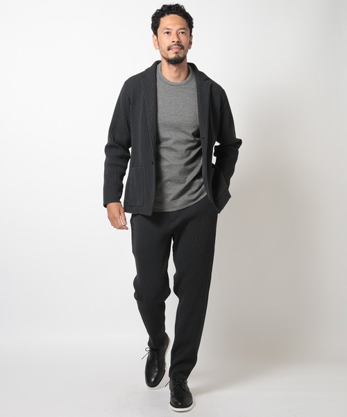 「MEN'S BIGI」 テーラードジャケット 02 チャコールグレー メンズ_画像7