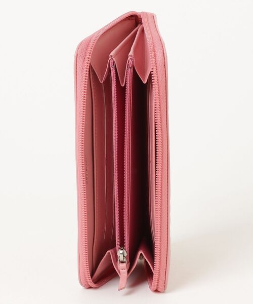 CHANEL（シャネル） カメリア ラウンドファスナー 長財布 - ピンク