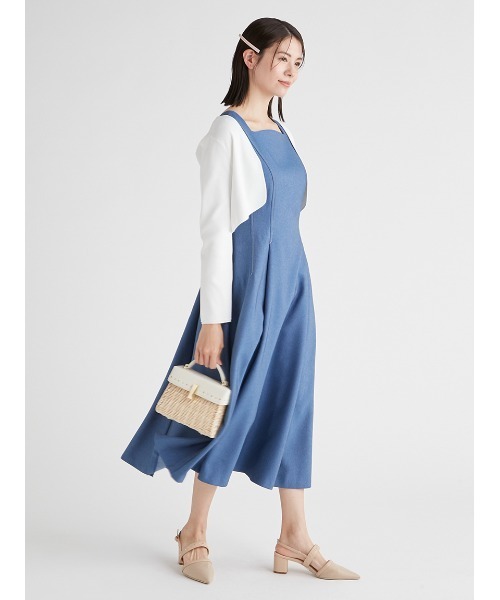「CELFORD」 ニットボレロ ONE SIZE シルバー レディース_画像10