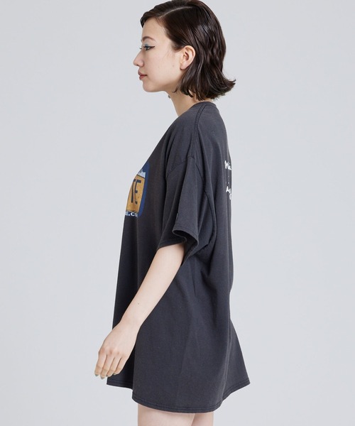 「Little sunny bite」 7分袖カットソー MEDIUM ブラック レディース_画像5
