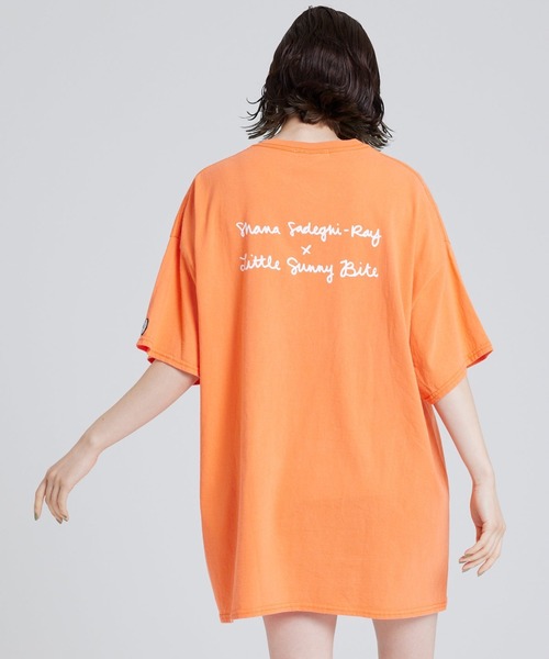 「Little sunny bite」 7分袖カットソー MEDIUM ブラック レディース_画像8