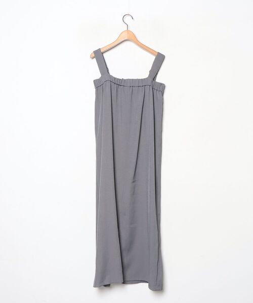 「ITEMS URBANRESEARCH」 サロペットスカート FREE グレー レディース_画像2