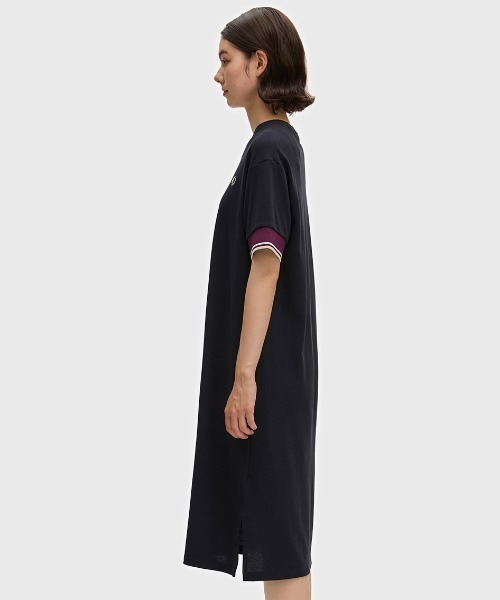 FRED PERRY（フレッドペリー） ワンピース 半袖 Contrast Cuff Pique T