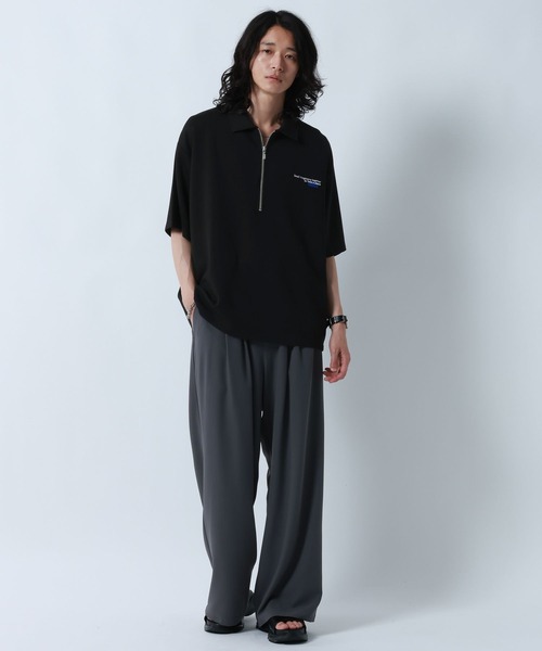 RAGEBLUE（レイジブルー） tシャツ ONEPOINT DESIGN HALF ZIP TSHIRTS