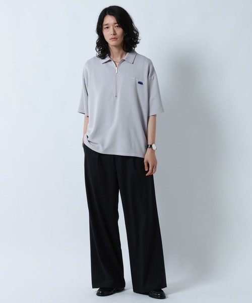 RAGEBLUE（レイジブルー） tシャツ ONEPOINT DESIGN HALF ZIP TSHIRTS
