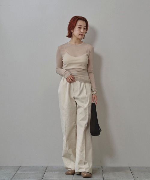 「TODAYFUL」 パンツ 36inch キャメル レディース_画像2