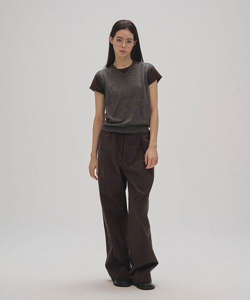「TODAYFUL」 パンツ 36inch キャメル レディース_画像5