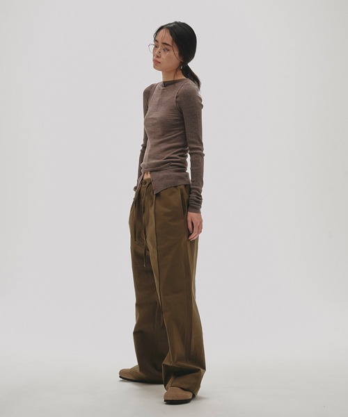 「TODAYFUL」 パンツ 36inch キャメル レディース_画像6