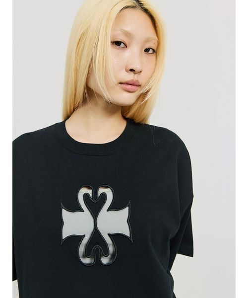 「SORIN」 半袖カットソー 38 ブラック レディース_画像4