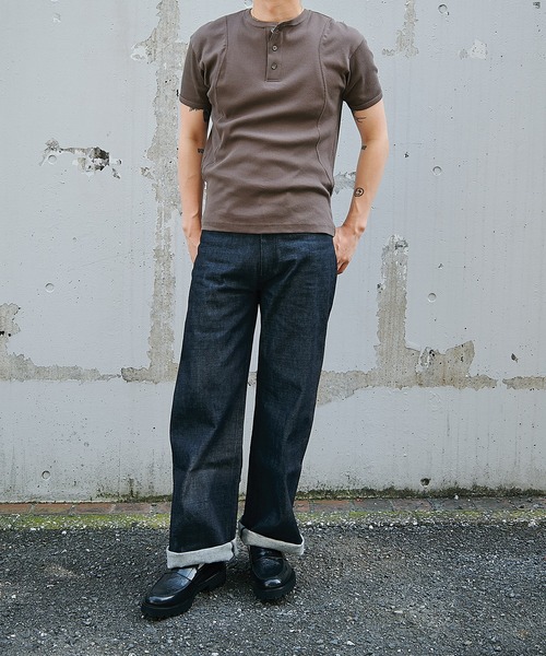 CONZ ジーンズ 15oz selvedge loose fit jeans メンズ : ZOZOTOWN 