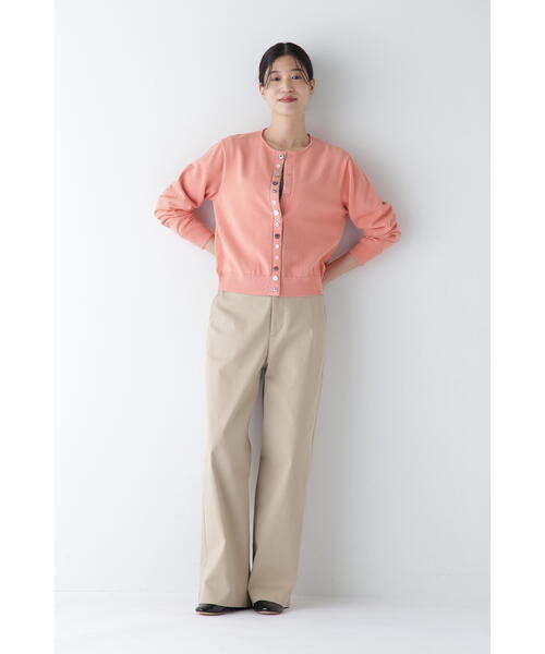 「human woman」 チノパンツ SMALL カーキ レディース_画像3
