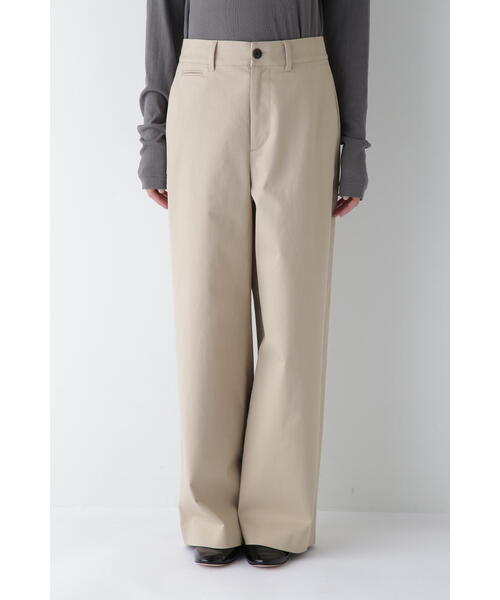 「human woman」 チノパンツ SMALL カーキ レディース_画像6