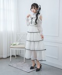 ワンピース 2wayシアードットティアードロン...の詳細画像1
