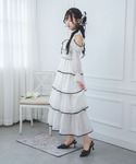 ワンピース 2wayシアードットティアードロン...の詳細画像2
