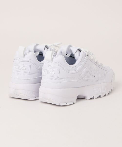 「FILA」 ローカットスニーカー 25.0cm ブラック×ブラック レディース_画像2