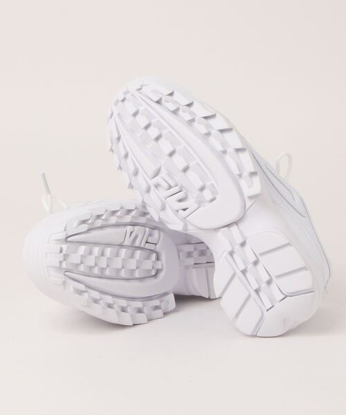 「FILA」 ローカットスニーカー 25.0cm ブラック×ブラック レディース_画像3