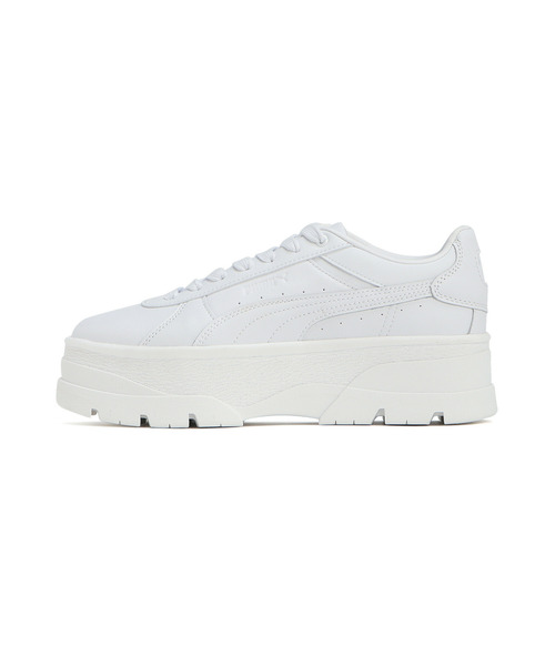 「PUMA」 ローカットスニーカー 24.5cm ホワイト系その他 レディース_画像7