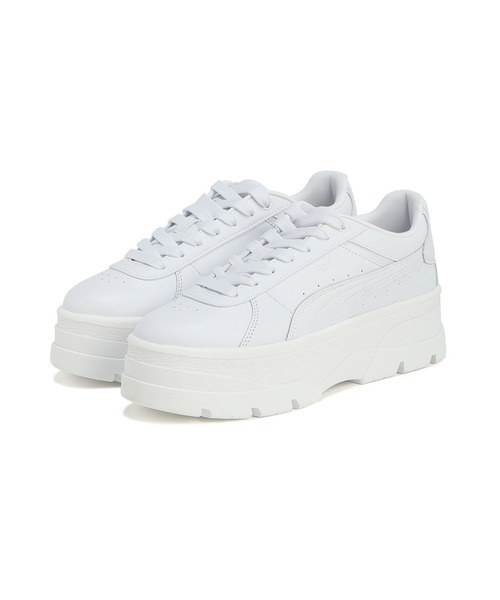 「PUMA」 ローカットスニーカー 24.5cm ホワイト系その他 レディース_画像8