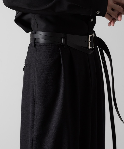 ATO（アトウ） ベルト COWHIDE DOUBLE BELT メンズ : ZOZOTOWN Yahoo