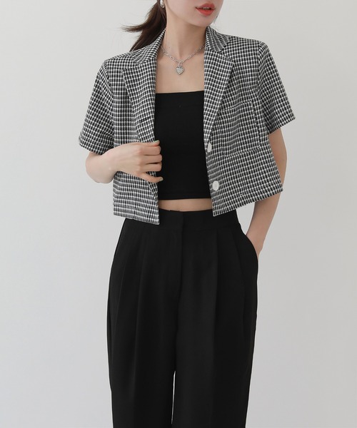 by muni:r ジャケット テーラードジャケット ビンテージムード