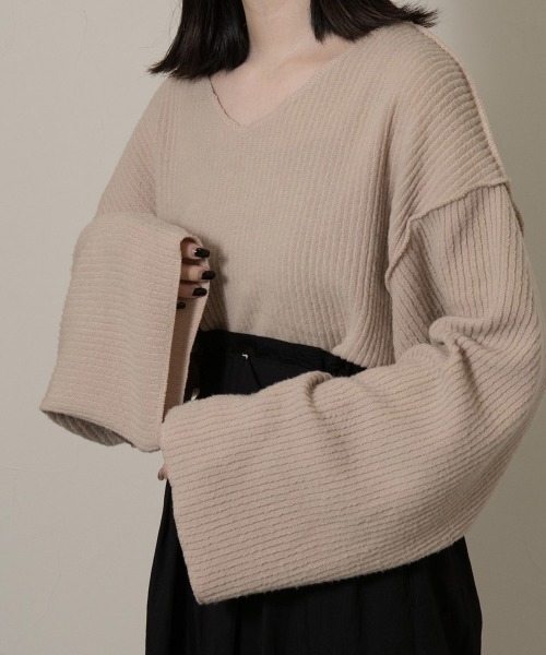lawgy ニット lawgy ニット grain pattern knit レディース : ZOZOTOWN Yahoo