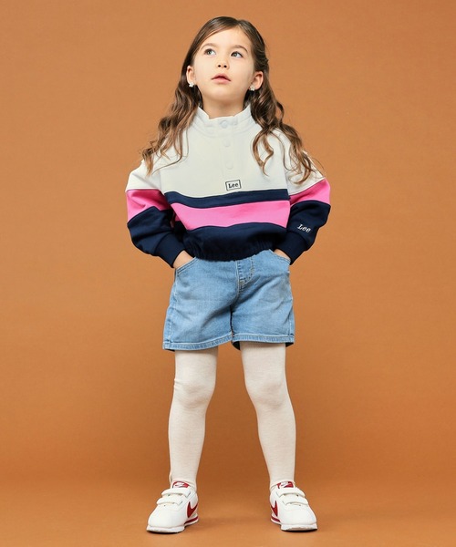 パンツ 「100-160cm」キッズ ガールズショートパンツ キッズ 
