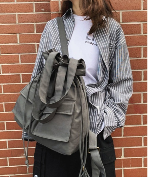 gossipclub リュック バッグ gossip!ロサンゼルス デイバック リュック ナイロン ドロー
