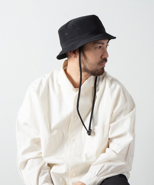 KNOX（ノックス） 帽子 ハット 撥水グログラン バケットハット メンズ