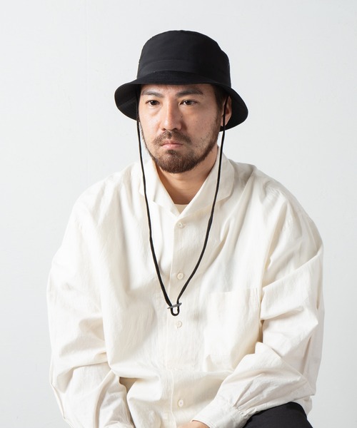 KNOX（ノックス） 帽子 ハット 撥水グログラン バケットハット メンズ