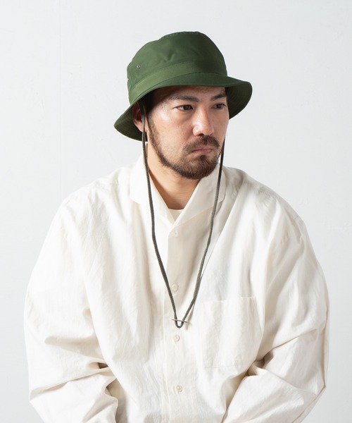 KNOX（ノックス） 帽子 ハット 撥水グログラン バケットハット メンズ
