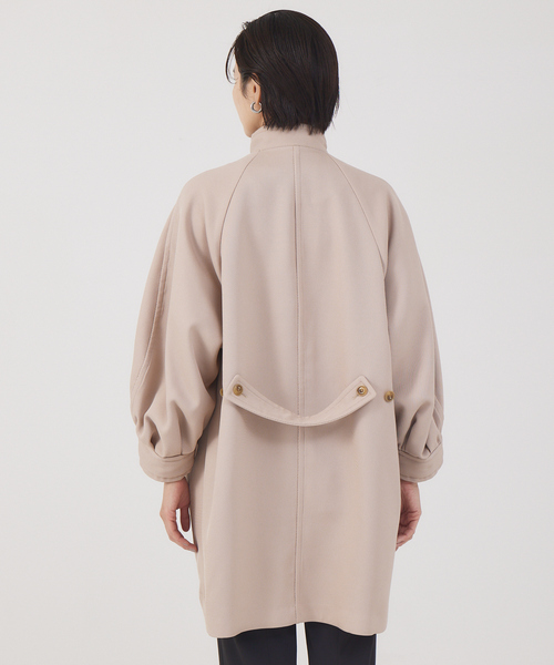 qualite（カリテ） コート アウター バイカラーカルゼフォルムコート