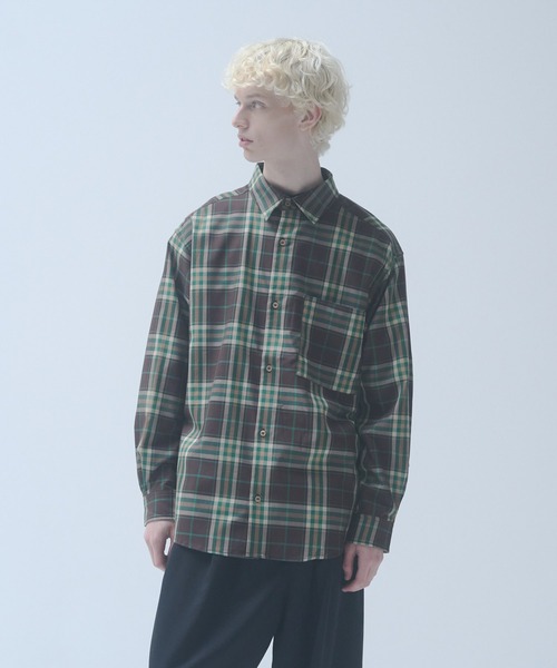オーナー　OWNER フルジップシャツ2 Lサイズ DOOPZ シャツ CLASSIC CHECK OVERSIZED SHIRT - クラシック