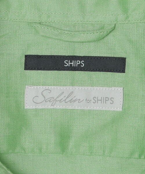 SHIPS（シップス） シャツ SHIPS: SOLOTEX(R) サフィラン リネン