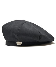 CRIMIE BERET CAP/CR ベレークライミーベレー帽ハンチング新品 CRIMIE 帽子 ベレー帽 LOGO PLAQUE WOOL BLEND BERET / ロゴ