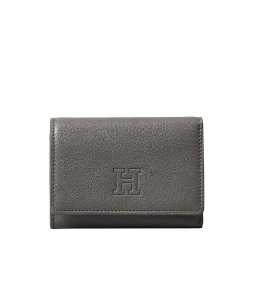 財布 「センプレ」三つ折り財布 レザー ウォレット 本革（商品番号：P25-50331） レディース