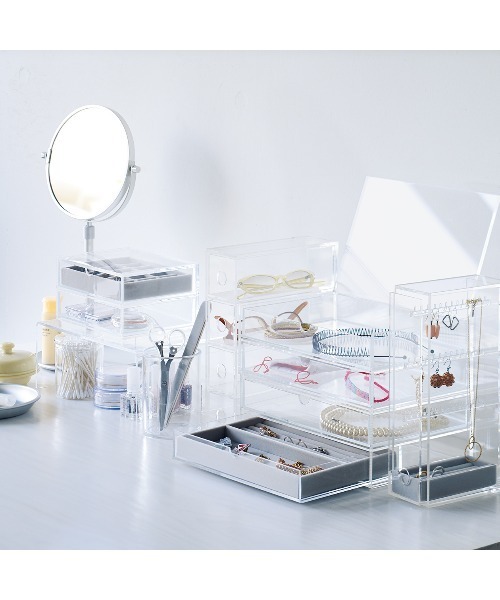 無印良品（MUJI） 収納 アクリル仕切棚・小 約幅26×奥行17．5×高