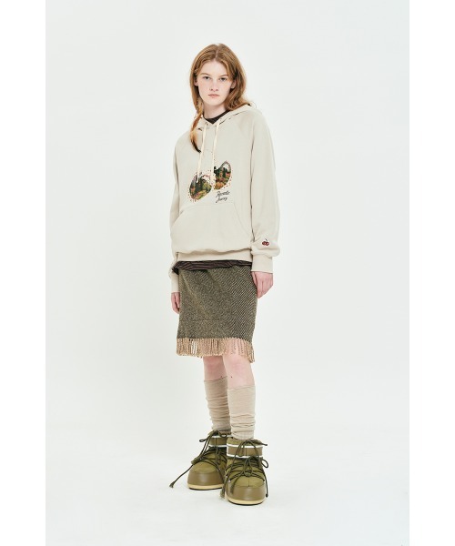 パーカー KIRSH BIG CHERRY BOHEMIAN HOODIE/キルシー ビッグチェリー 