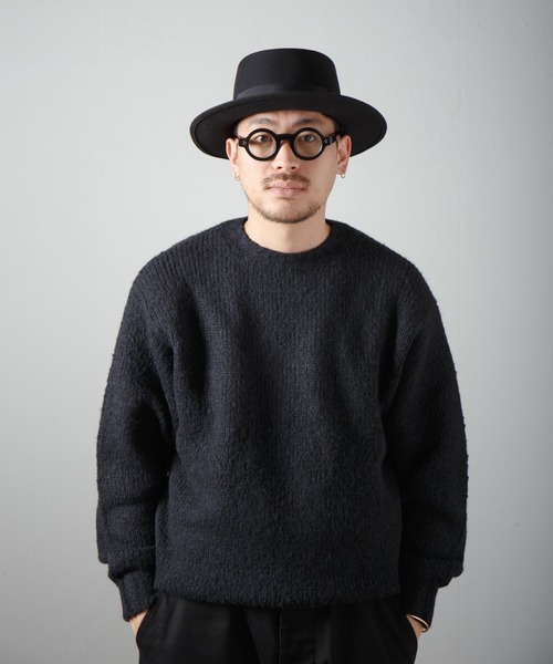 RACAL（ラカル） 帽子 ハット Fur Wool Porkpie Hat / ファー混ウール