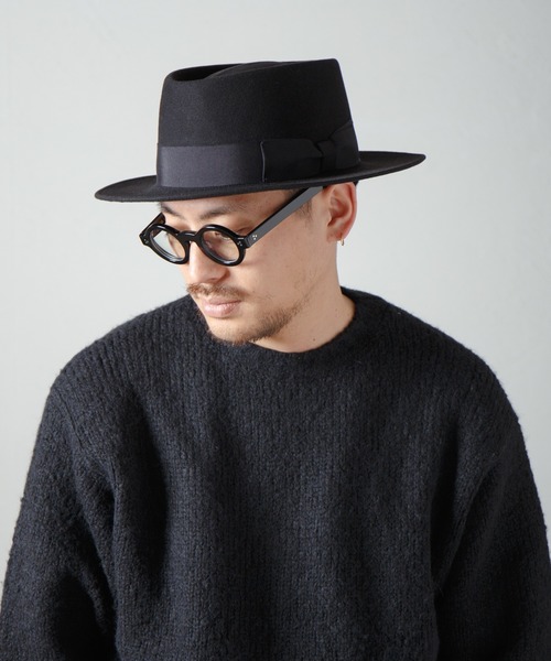 RACAL（ラカル） 帽子 ハット メンズ Fur Wool Porkpie Hat / ファー混