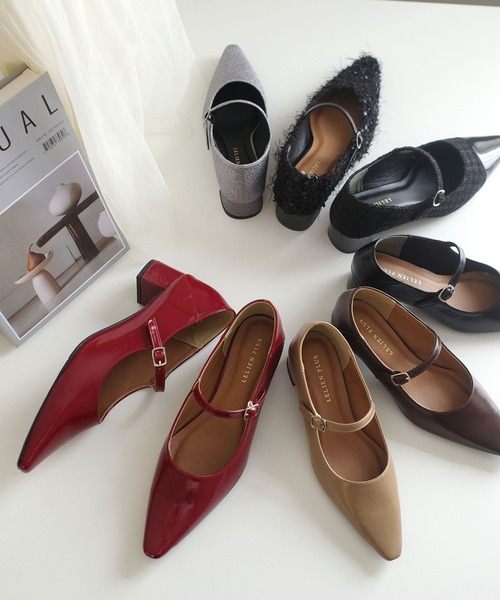 AmiAmi（アミアミ） パンプス 柔らか！ソフトスクエアトゥメリー