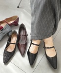 パンプス 入学式 柔らか!ソフトスクエアトゥメ...の詳細画像1