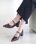 パンプス 入学式 柔らか!ソフトスクエアトゥメ...の詳細画像3