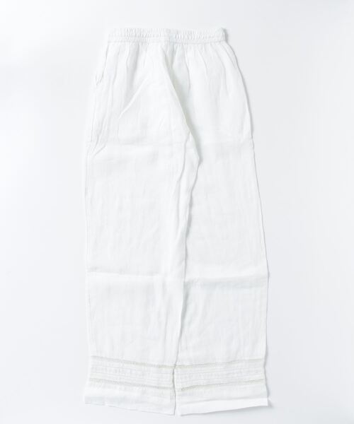 パンツ レディース JADE LINEN WIDE LEG TROUSER | JADE リネン ワイド レッグ トラウザー｜zozo｜08