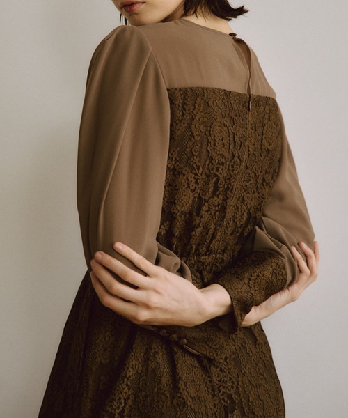 LE'RURE パンツドレス Vintage like race all in one : ZOZOTOWN