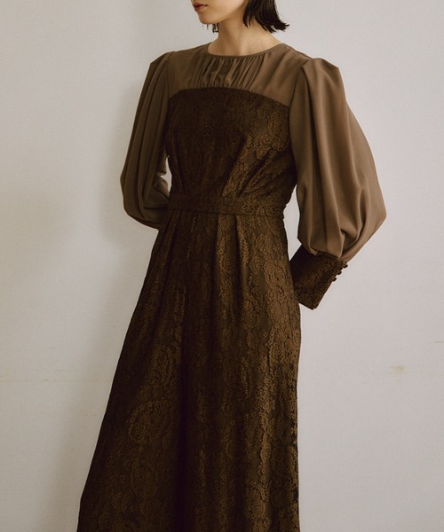 LE'RURE パンツドレス Vintage like race all in one : ZOZOTOWN