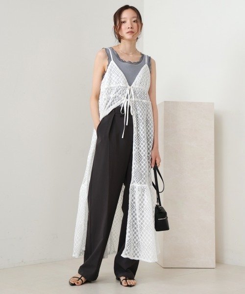 タンクトップ ノースリーブ sleeveless pull ノースリーブ シンプル ラインイラスト レディース セール】sleeveless pull ノースリーブ シンプル ラインイラスト