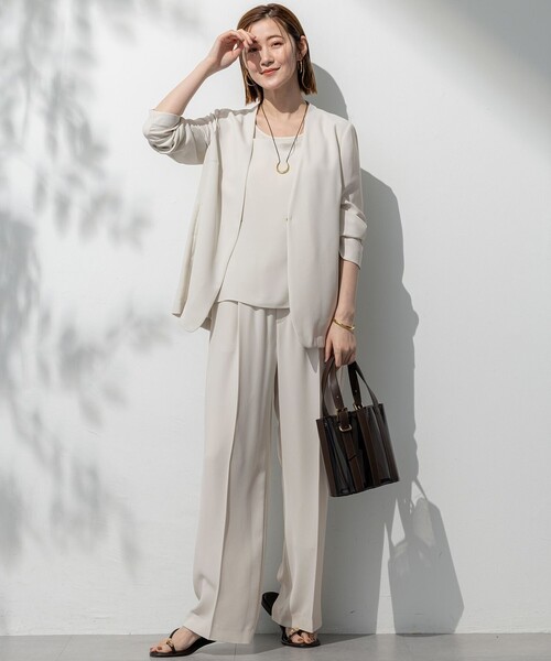 23区（ニジュウサンク） ジャケット ノーカラージャケット 「洗える