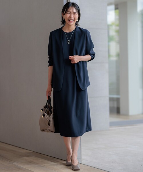 23区（ニジュウサンク） ジャケット ノーカラージャケット 「洗える